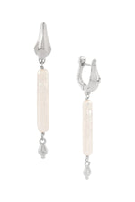 Artemis Pearl Huggies Silver
