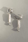Artemis Pearl Huggies Silver