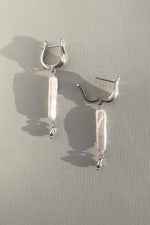 Artemis Pearl Huggies Silver