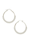 Calla Hoops Silver Small