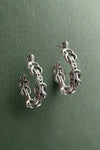 Hera Silver Hoops