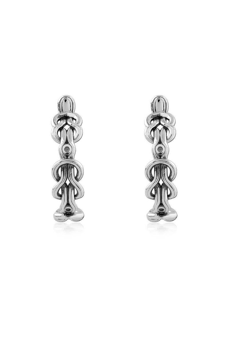 Hera Silver Hoops