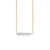 Maris Pearl Bar Necklace in Gold