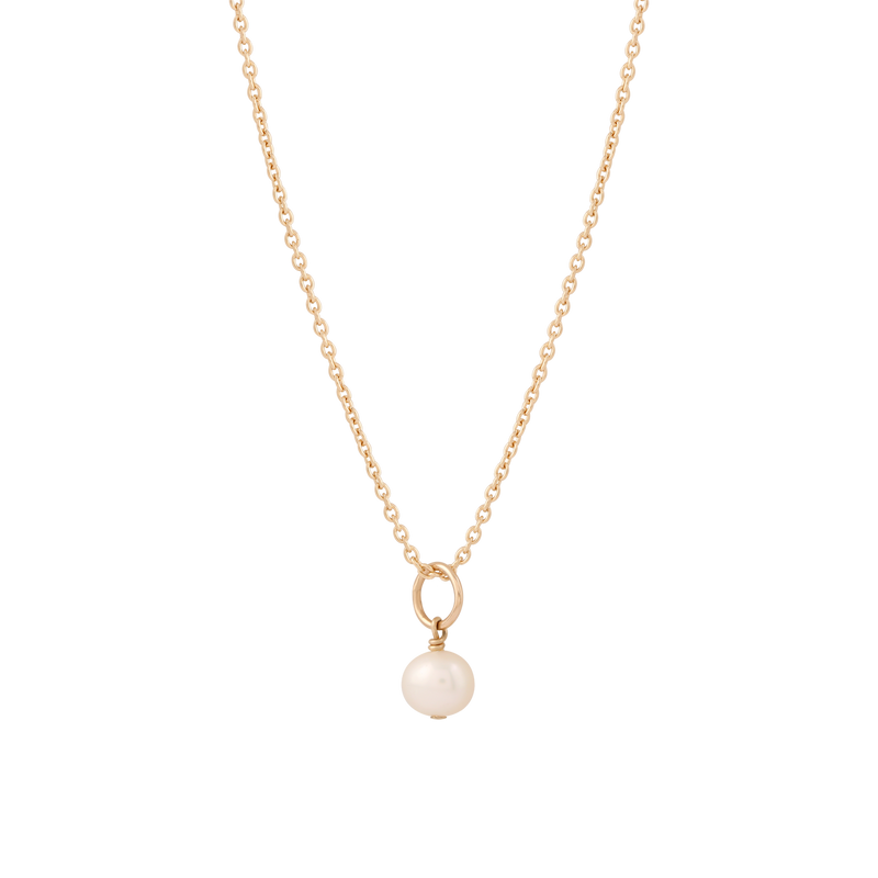 Paloma Pearl Necklace Gold