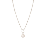 Paloma Pearl Necklace Silver