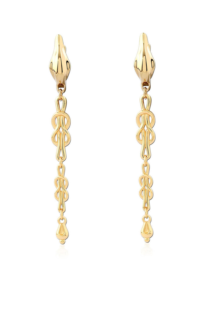 Thalia Gold Dangle Earrings