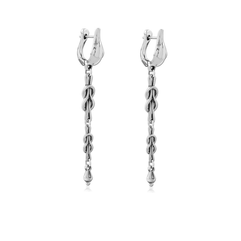 Thalia Silver Dangle Earrings