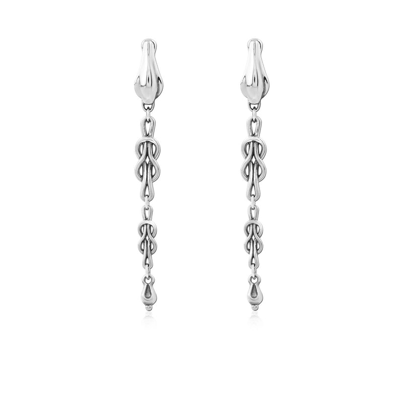 Thalia Silver Dangle Earrings