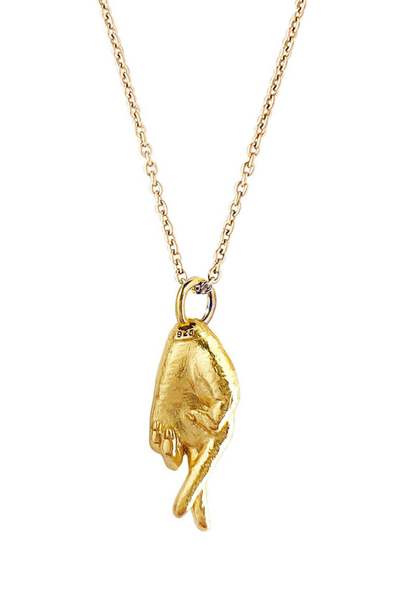 Good Luck Charm Necklace Gold