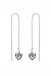 Heart Threaders Silver