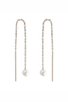 Paloma Pearl Threaders Silver