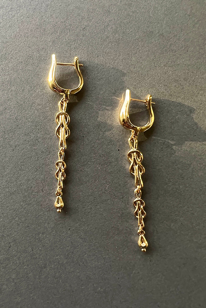Thalia Gold Dangle Earrings