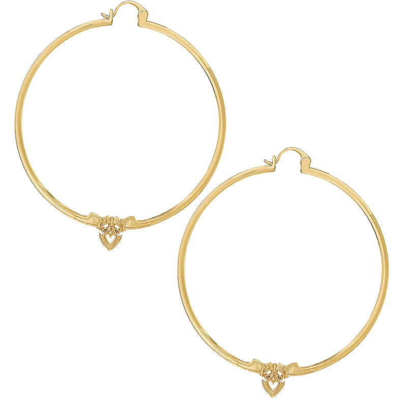 Amorette Gold Minimalist Hoop Earrings - Astor & Orion Ethically Made Jewelry
