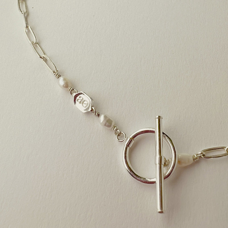 Blake Paper Clip Necklace - Astor & Orion Ethically Made Jewelry