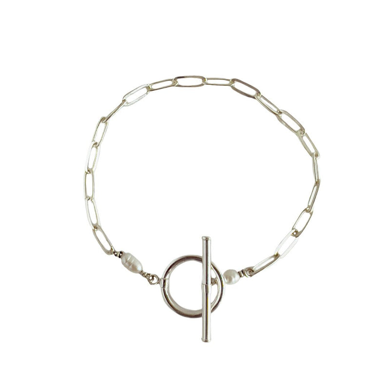 Blake Paperclip Chain Bracelet - Astor & Orion Ethically Made Jewelry