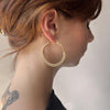 Calla Hoops Gold Large - Astor & Orion