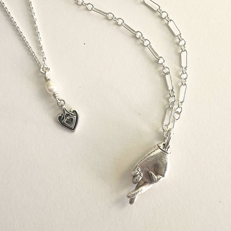 Carrie Necklace - Silver - Astor & Orion Ethically Made Jewelry