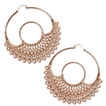 Dreamer Rose Gold Hoop Earrings - Astor & Orion Ethically Made Jewelry
