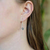 Heart Silver Threader Earring - ASTOR + ORION Ethically Made Jewelry