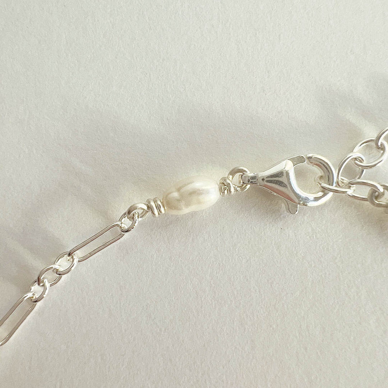 Lily Chain Bracelet - Silver - Astor & Orion Ethically Made Jewelry