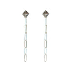 Maude Paper Clip Chain Earring - Astor & Orion Ethically Made Jewelry
