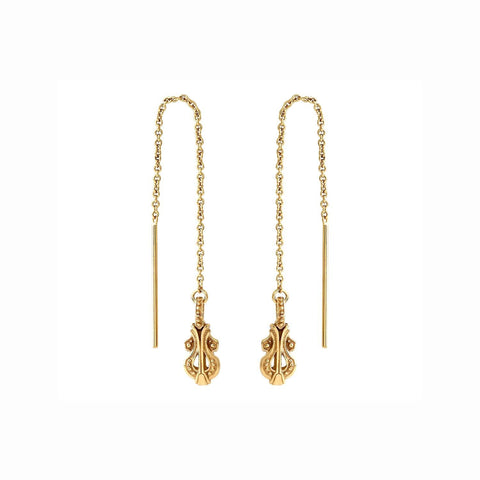 Stick Threader Earrings 14K Yellow Gold | Jared