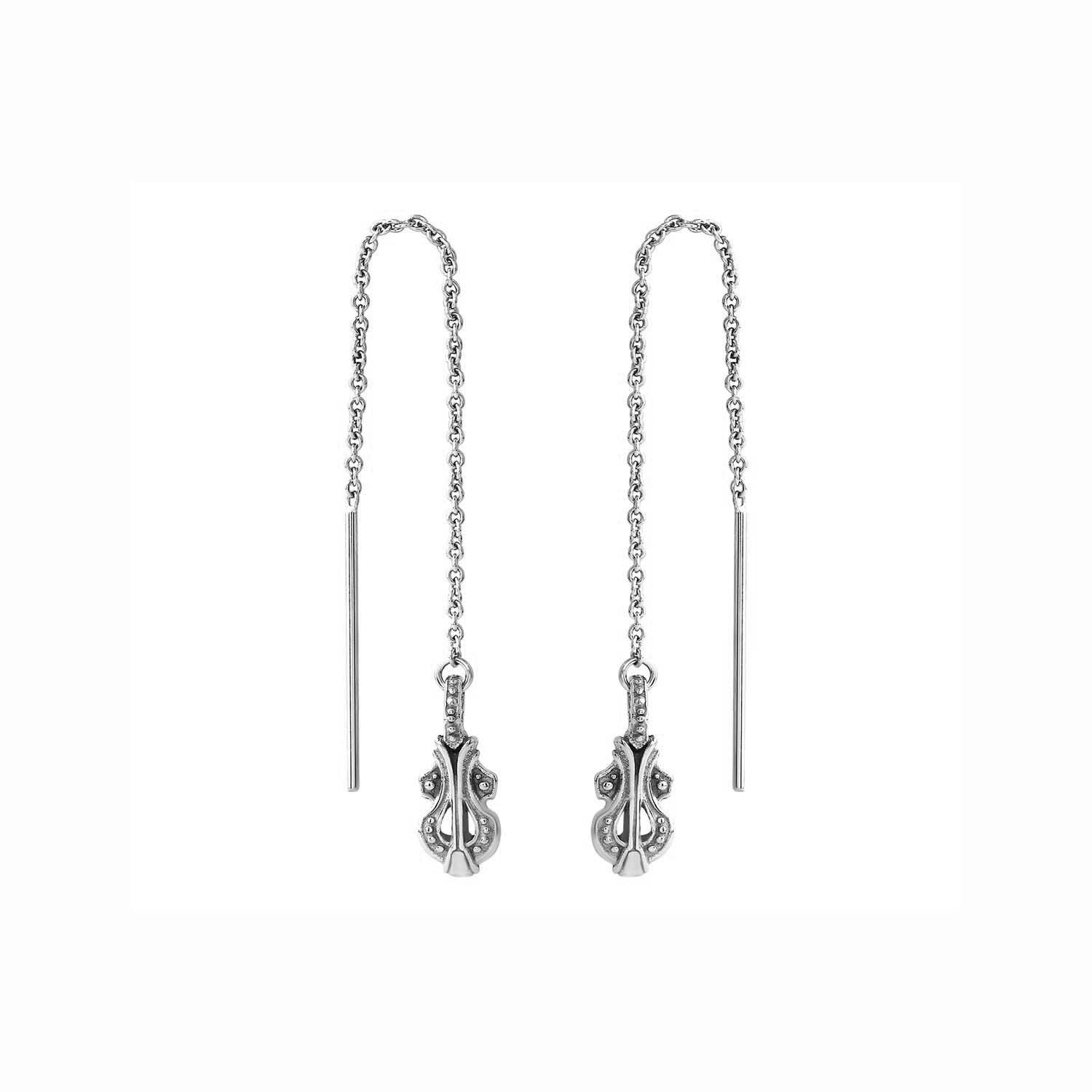 ☆HEI☆ sv925 Tline onetouch earring HE24WIESG124XXFR SILVER STEM SINGLE EARRING
