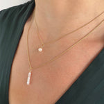 Nora Pearl Necklace in Gold - Astor & Orion