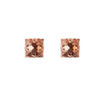 Pyramid Stud Earrings - Rose Gold - Astor & Orion Ethically Made Jewelry