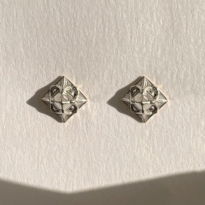 Pyramid Studs - Astor & Orion Consciously Crafted Jewelry
