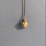 Wise Heart Charm Necklace Gold - Astor & Orion