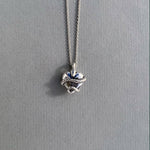 Wise Heart Charm Necklace Silver - Astor & Orion